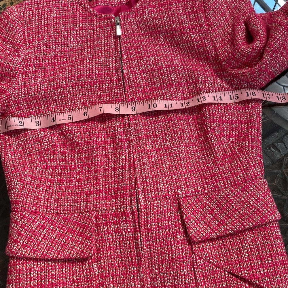 Zara Basic Collection Tweed Coat - image 8